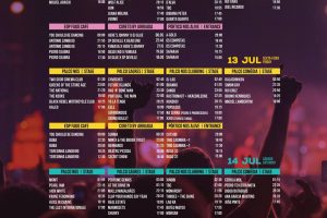 [Nos Alive ’18] Schedule (12,13 & 14 July)