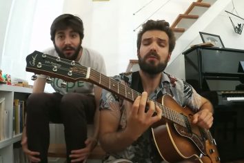 [Cover] Salvador Sobral & André Santos – O Primeiro Gomo da Tangerina (Sérgio Godinho Cover)