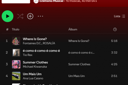 [Playlist] Ecletismo Semanal #60